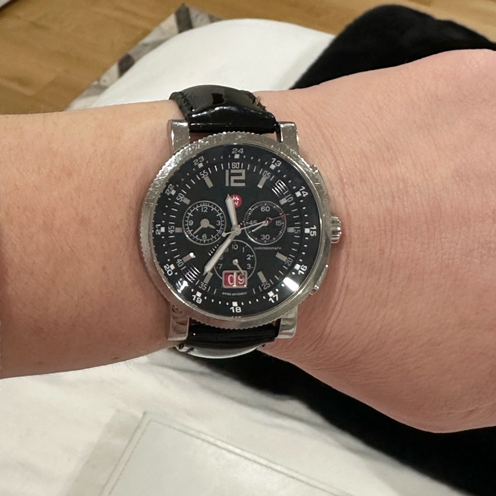 MICHELE Sport Sail 41mm MW01K00A0013 Chronograph Unisex Watch